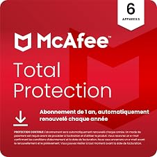 Detalle de McAfee Total Protection 6 2025 ⚙