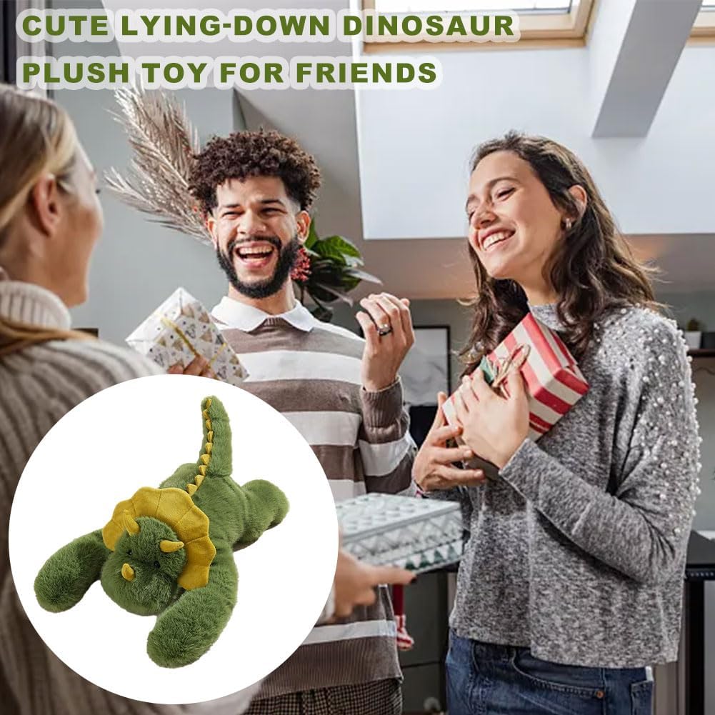 Detalle de BRTNUP Weighted Plush Animals: 30cm Dinosaur Hugging Pillow for Anxiety Relief and Sleep Support