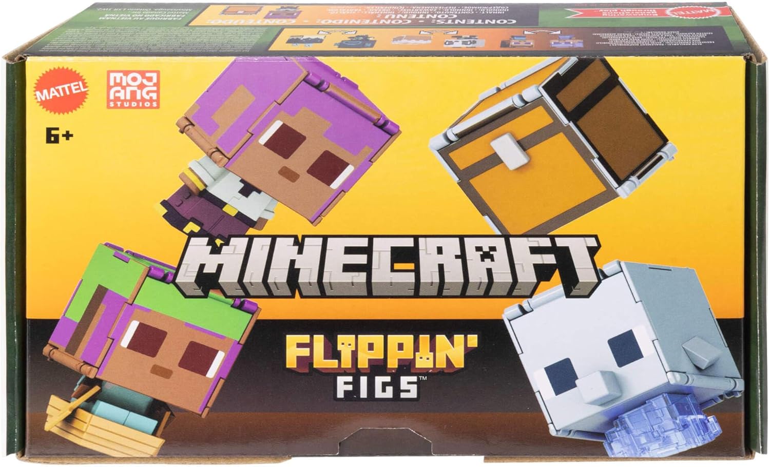 Thumbnail 5 de Mattel Minecraft Flippin’ Figs 🧩 Pack de 2 Figuras 9.5cm