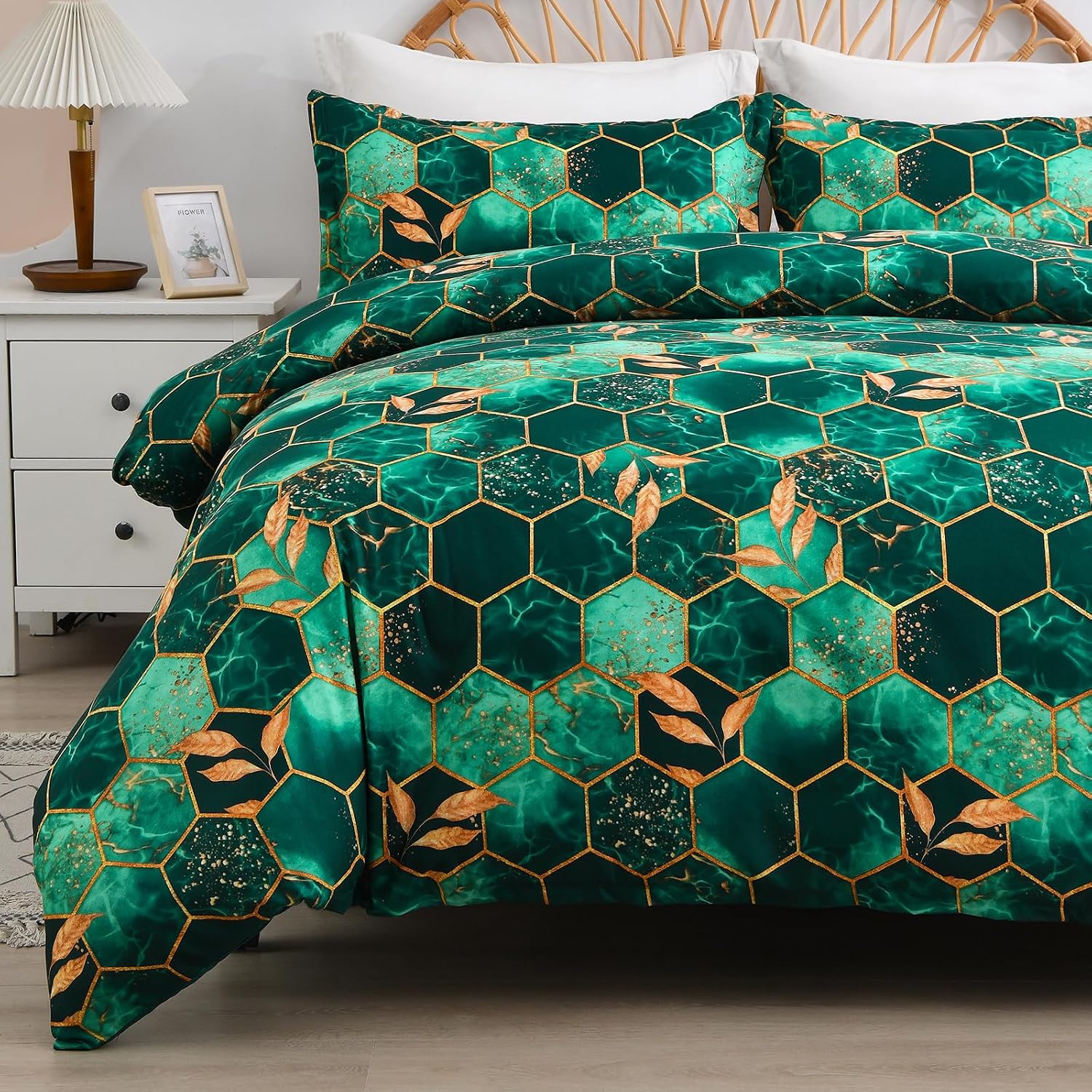 Detalle de DJY Geometric Duvet Cover Set 200x200cm