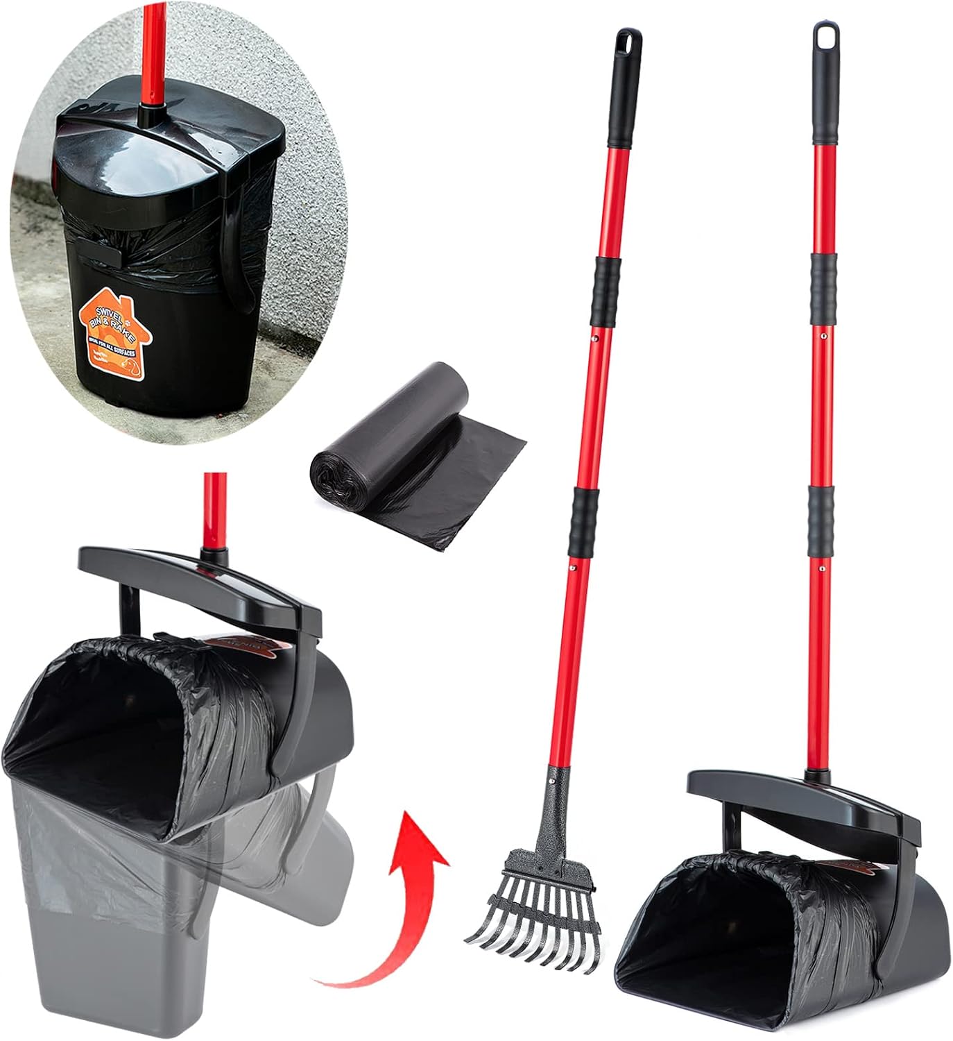 Detalle de BANORES Pooper Scooper 91,4 cm 🐾