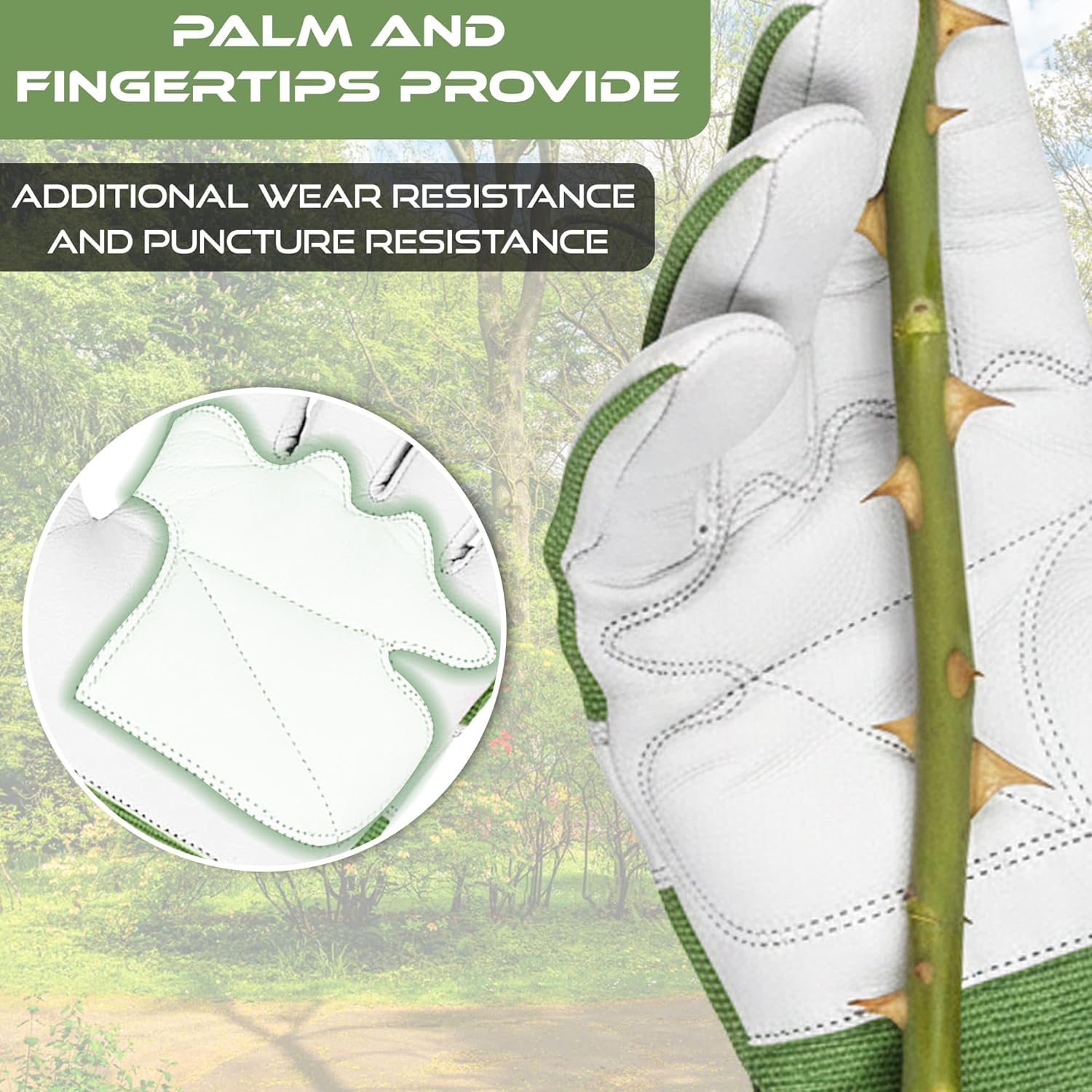 Thumbnail 3 de Long Gardening Gloves thorn proof, Large