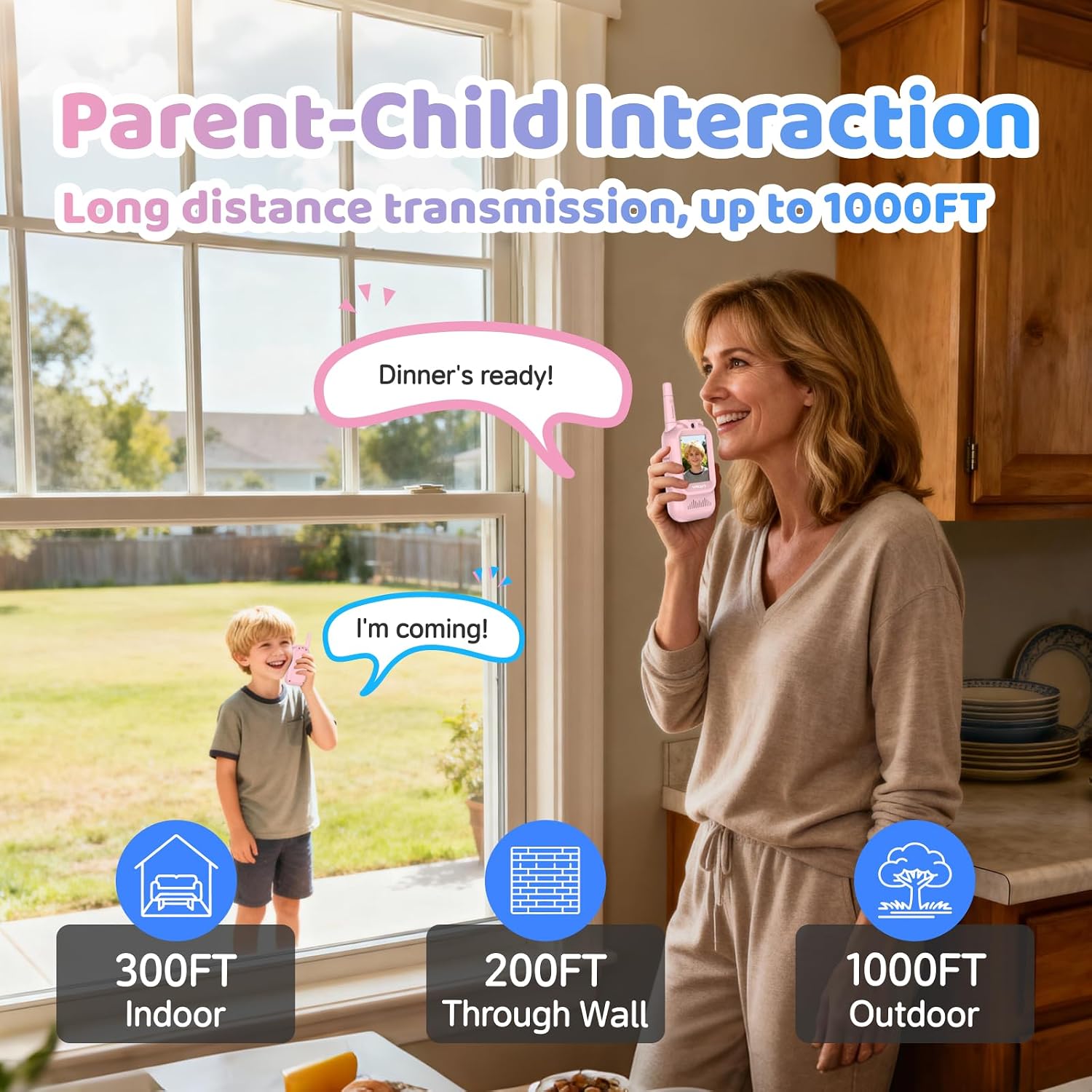 Detalle de Vilicert Kids Video Walkie-Talkies