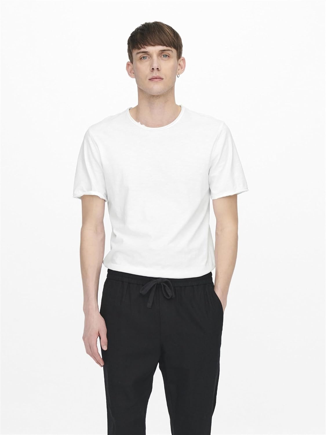 Detalle 2 de Only & Sons T-Shirt Long Line Col Rond