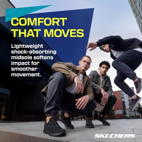 Thumbnail 7 de Skechers Homme Summits High Range Slip-In ENTRAINEUSE – Black Mesh/Trim, 42 EU
