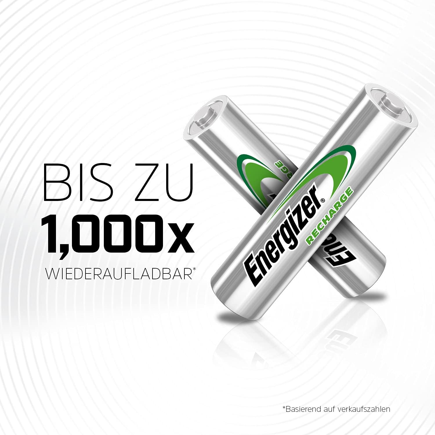 Detalle de Energizer Recharge Power Plus AAA Akkus (8 Stück) – 700 mAh NiMH, langlebige Wiederaufladbarkeit