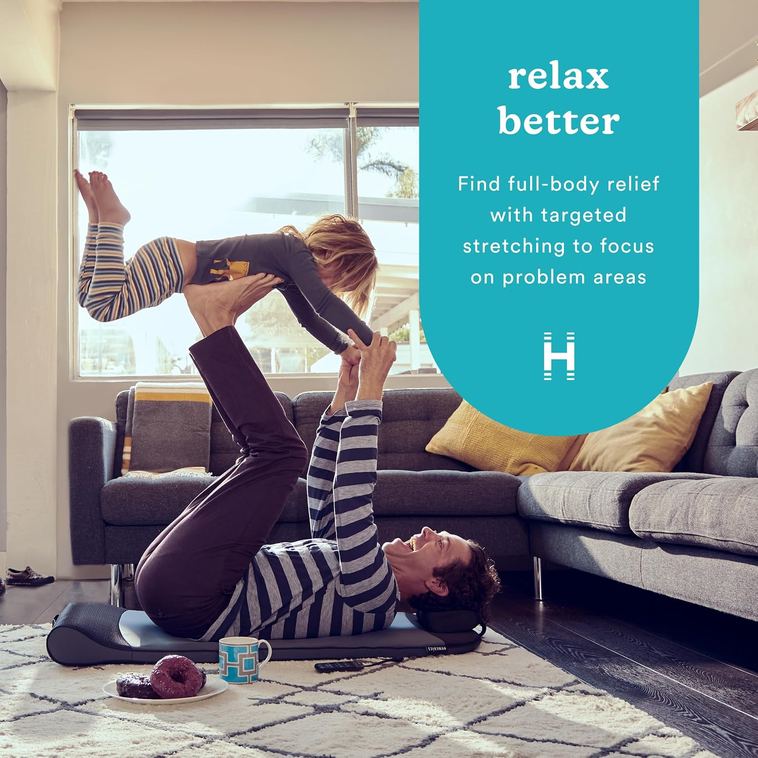Detalle de HoMedics Fitness Stretching Mat with Air Compression (3 Intensity Levels)