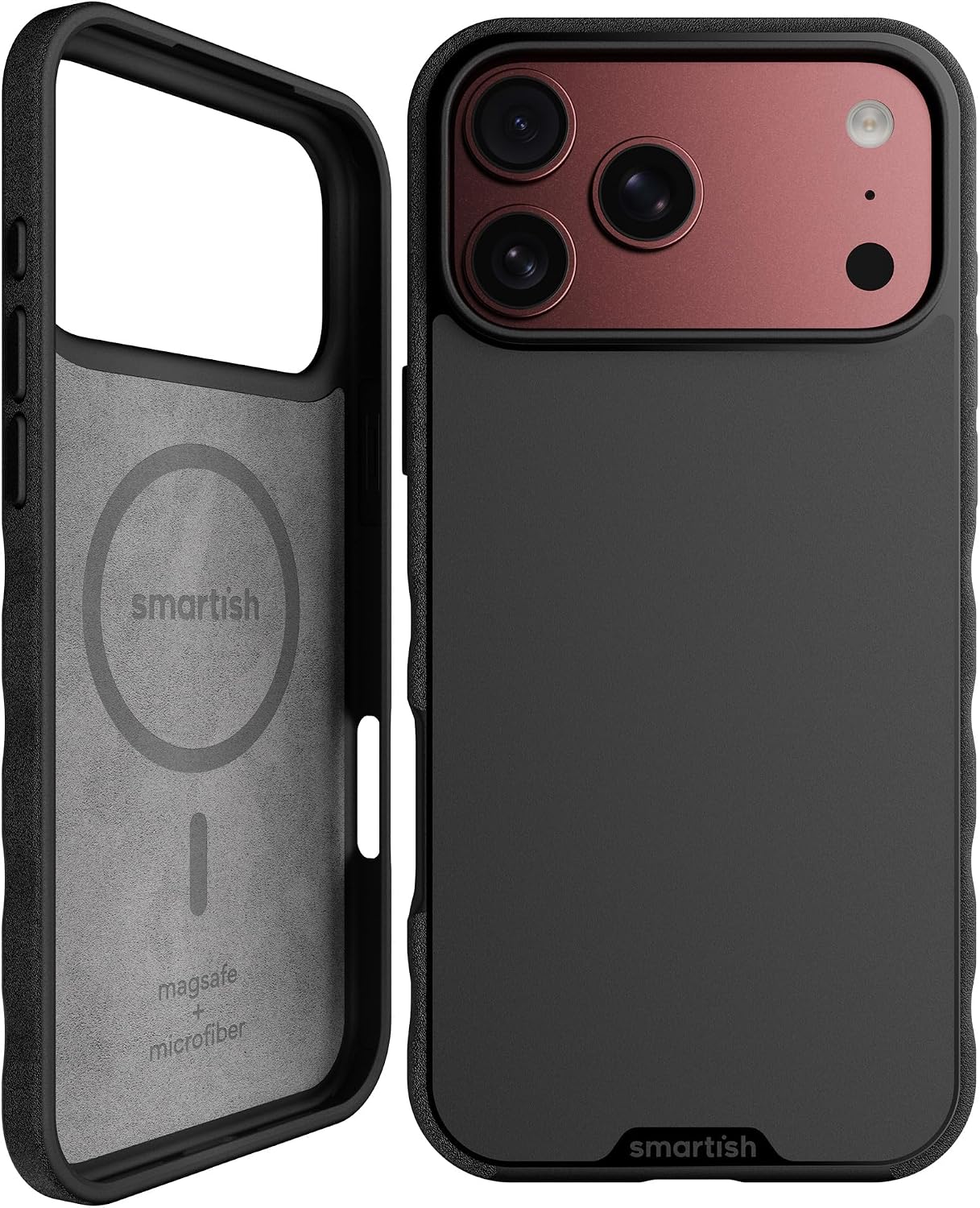 Detalle de Smartish Gripmunk BG25PX-BLACK MagSafe Case for iPhone 17/18 Pro Max