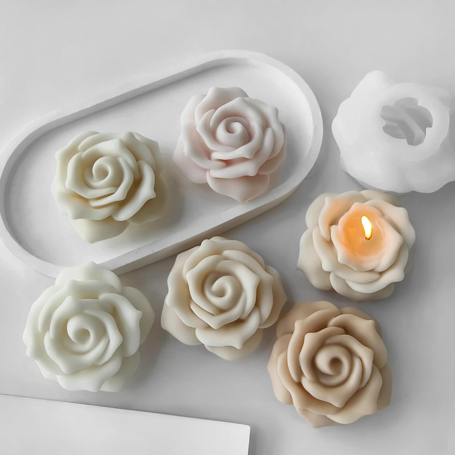 Detalle 2 de Silicone Candle and Resin Mold