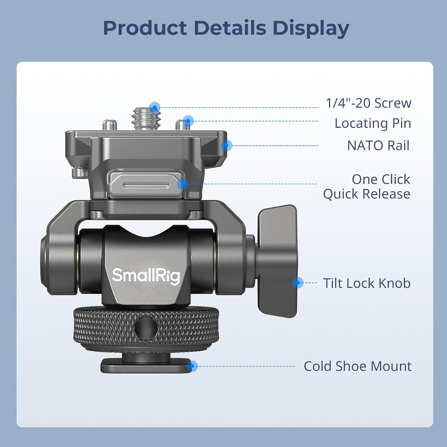 Thumbnail 1 de SMALLRIG HawkLock H21 support moniteur 2,3 kg