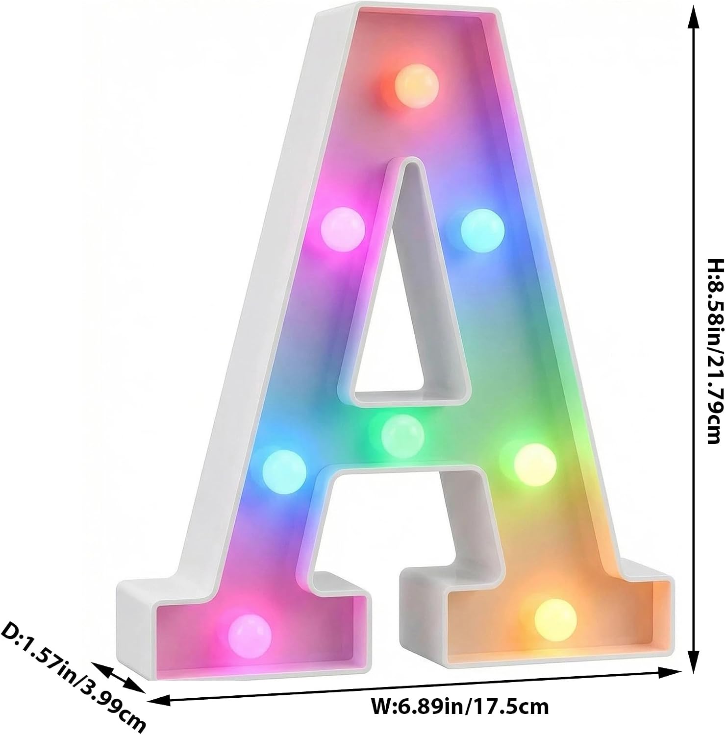 Detalle de Hoodupo Marquee Letter Light A