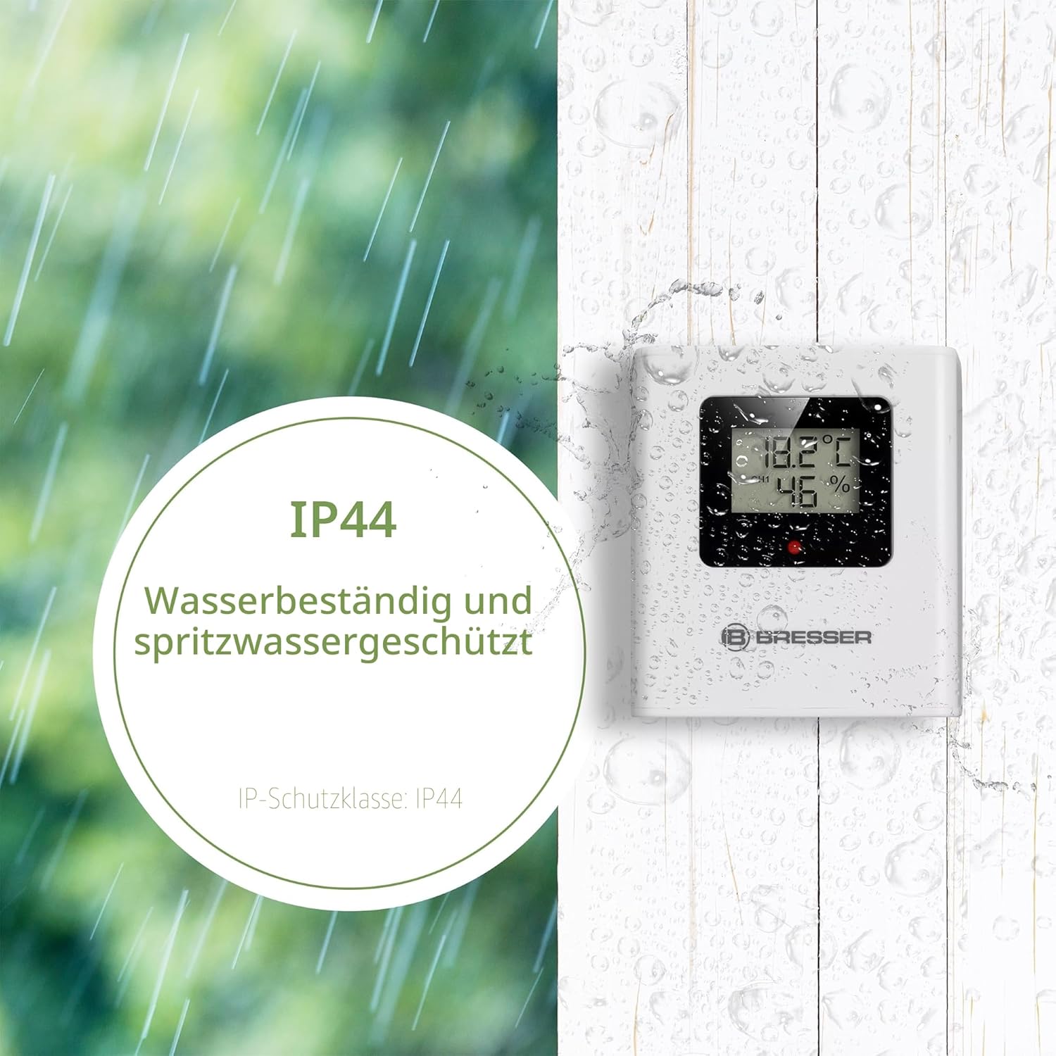 Thumbnail 6 de Bresser MeteoTemp TBH Funk-Wetterstation