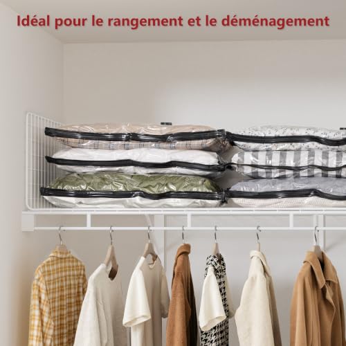 Thumbnail 6 de Sac sous vide vêtements avec pompe électrique sans fil – SUOCO, 18 pièces (3 tailles)