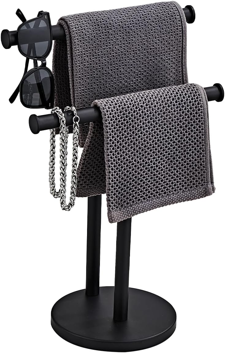 Thumbnail 6 de YIGUANXIN Hand Tower Holder Stand – floor-standing T-shaped double-layer towel rail in SUS304