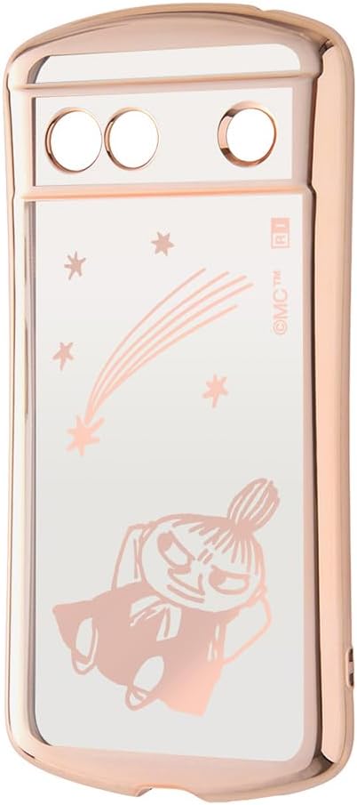 Detalle de イングレム IN-AGP8ATC13PG/MT60 Google Pixel 8a用ケース リトルミイ 星空メタリック・衝撃吸収・Qi充電対応