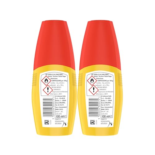 Thumbnail 6 de Autan Zecche e Tafani Vapo, Spray Antizanzare 2 x 100 ml: protezione rapida e resistente all’acqua