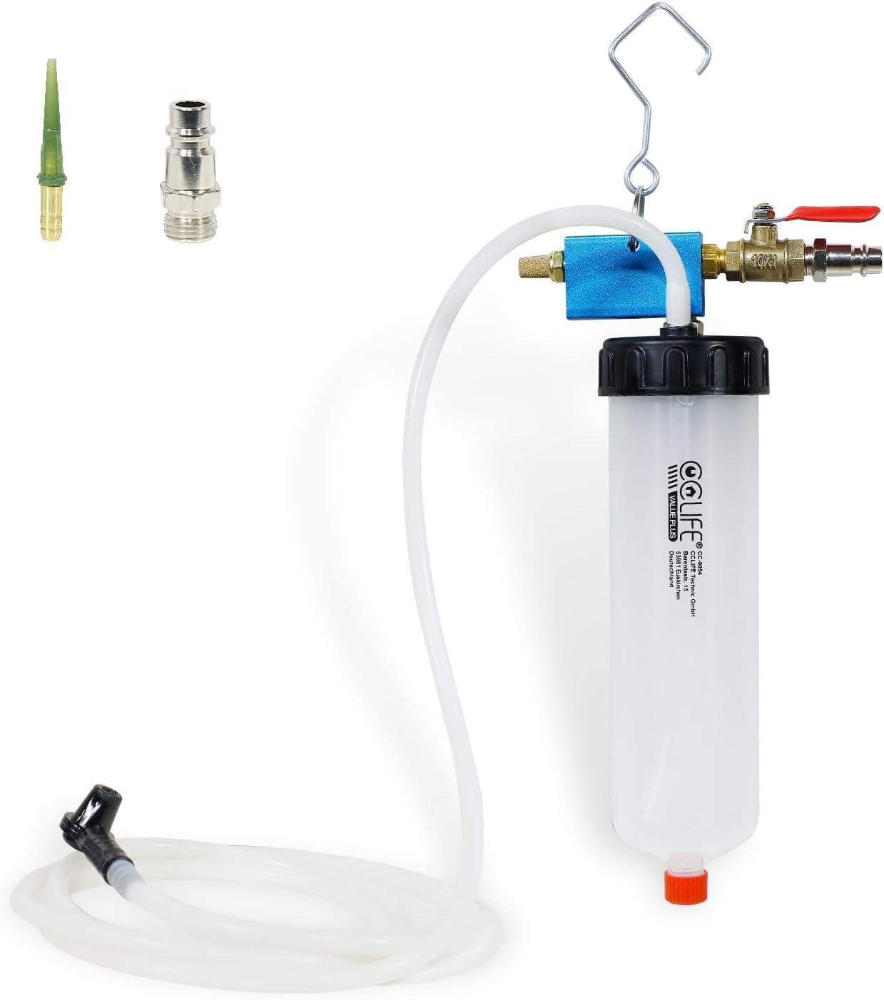Thumbnail 1 de CCLIFE Spurgo Freni ad Aria da 0,75 L con Bottiglia di Ricarica da 1 L – Kit per Spurgo Liquido Freni
