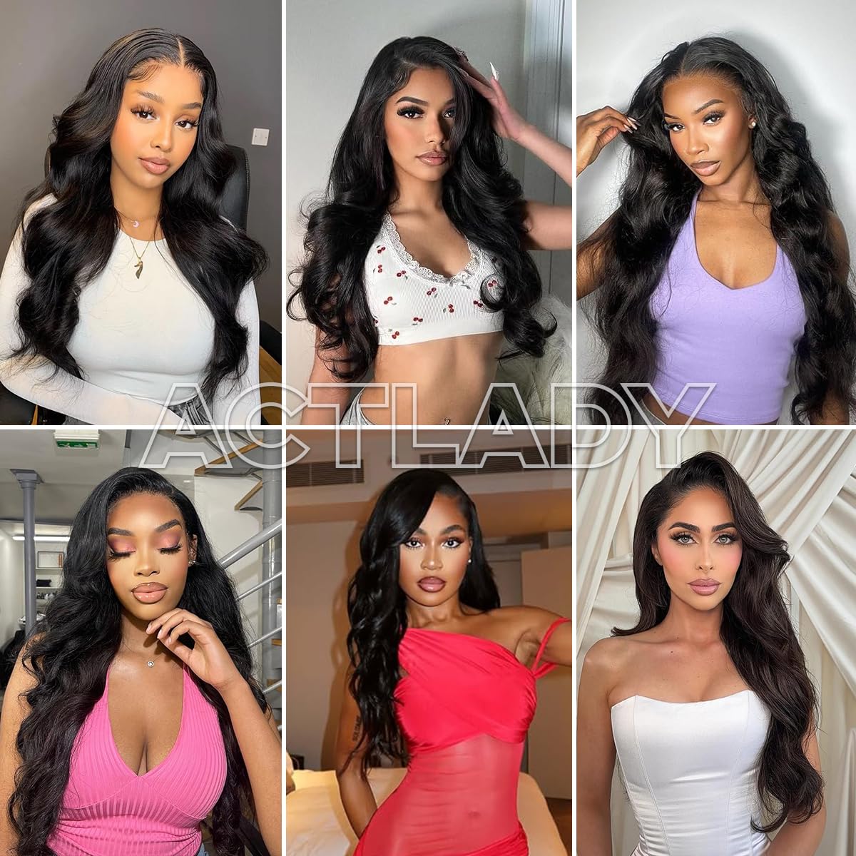 Thumbnail 5 de 16A Raw Body Wave Human Hair Bundles — Indian Virgin 4-Package (20, 22, 24, 26 in)