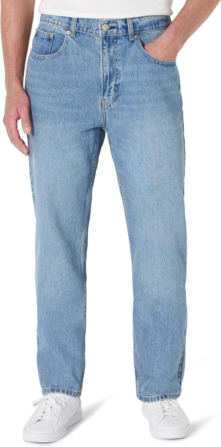 Detalle 2 de Amazon Essentials Mens Rigid Loose Fit Jeans