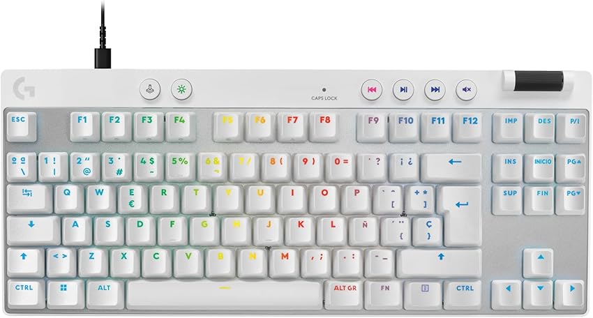 Detalle 2 de Logitech G PRO X TKL LIGHTSPEED teclado inalámbrico RGB