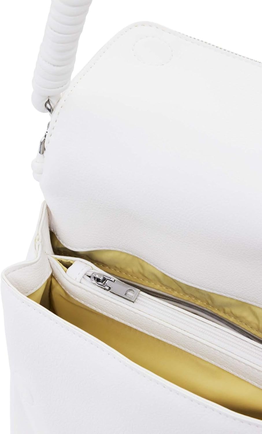 Thumbnail 4 de Desigual Hampton Backpack White – kompakter Rucksack mit geteiltem Innenfach