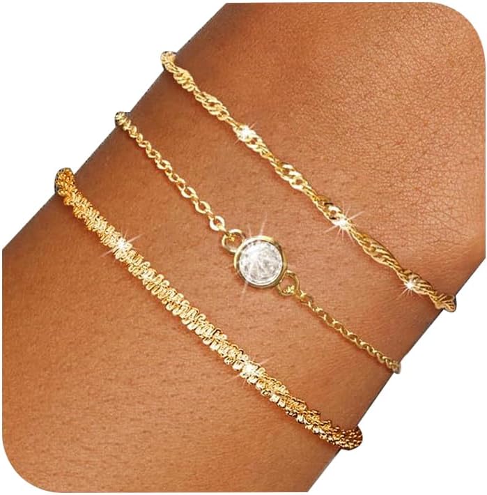 Detalle de Aidenn 925 Sterling Silber Armband Set