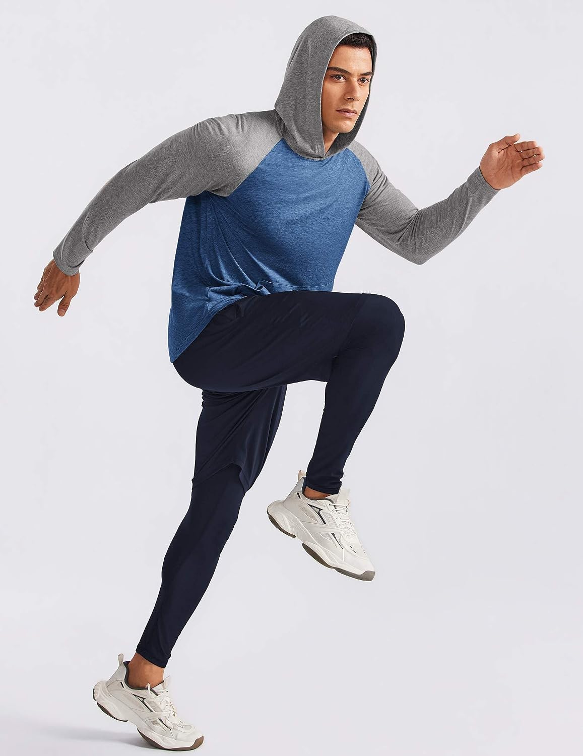 Detalle de PINSPARK Men's Workout Hoodie Polyester Blend
