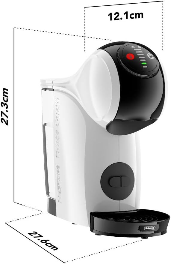 Detalle de NESCAFÉ Dolce Gusto Genio S Automatic Coffee Machine White by De’Longhi