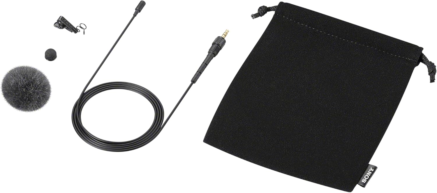 Thumbnail 2 de Sony ECM-L1 Lavalier-Mikrofon für Kameras und Handys – zuverlässig für Interviews und Dokumentationen
