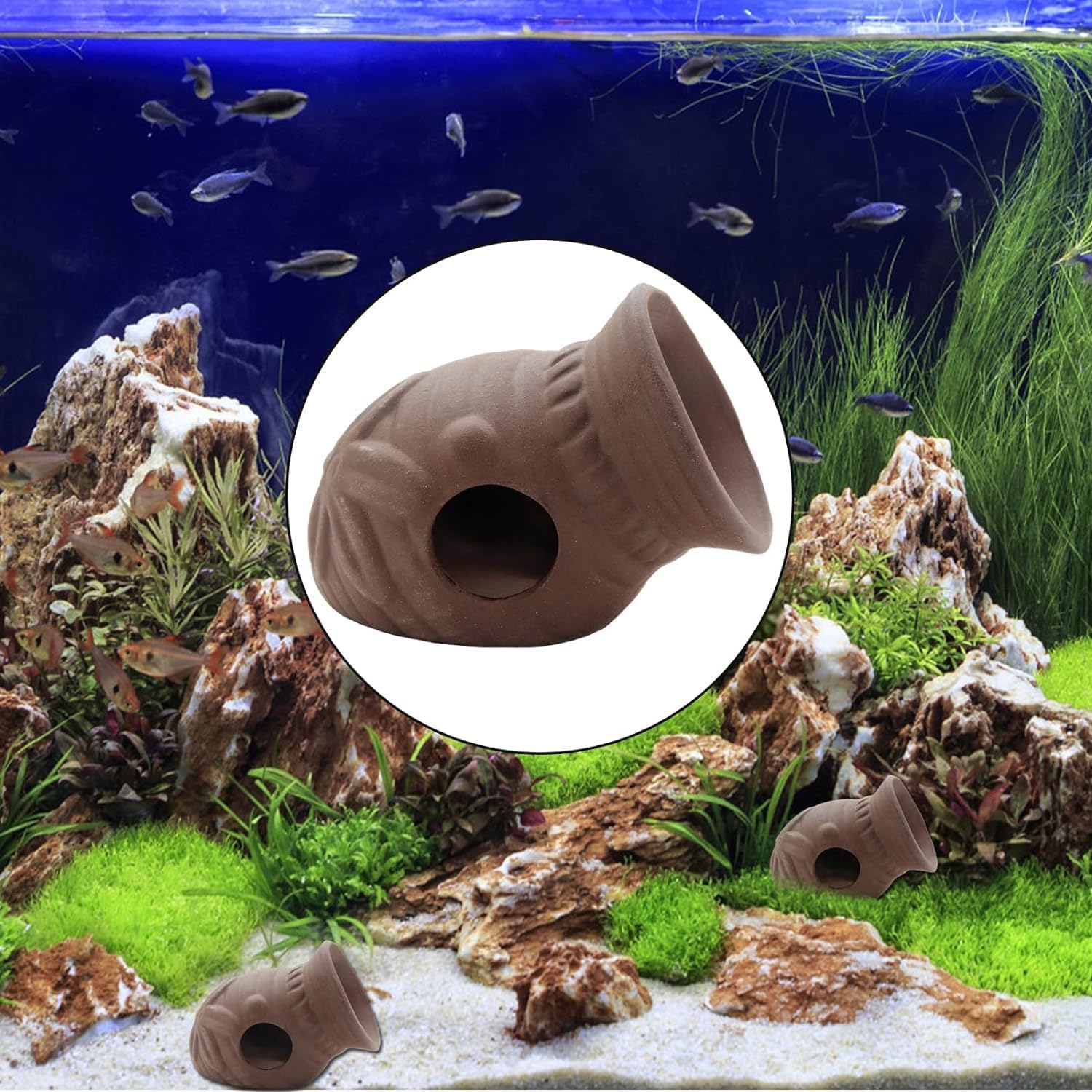 Thumbnail 5 de MaoNativey Fish-Höhle Deko für 2 Stück