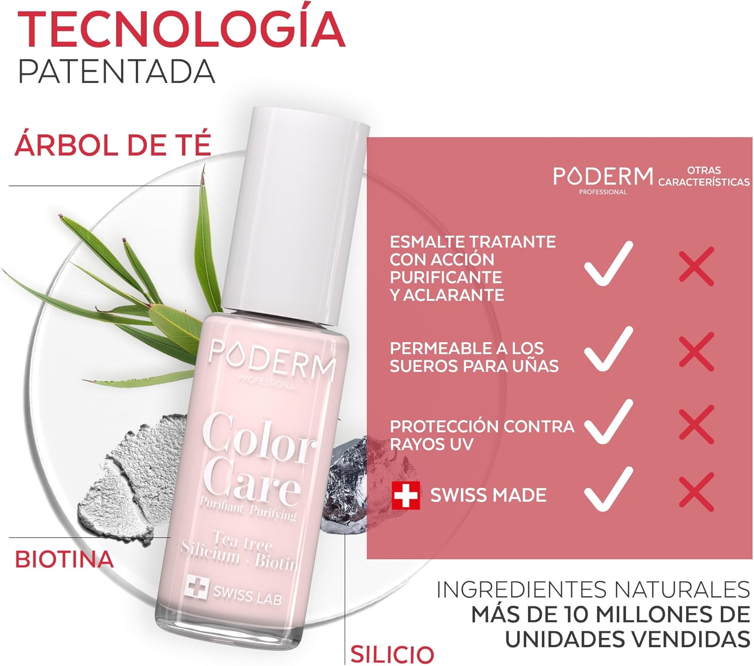 Thumbnail 3 de PODERM Esmalte Uñas Tea Tree 2 en 1 Hongos