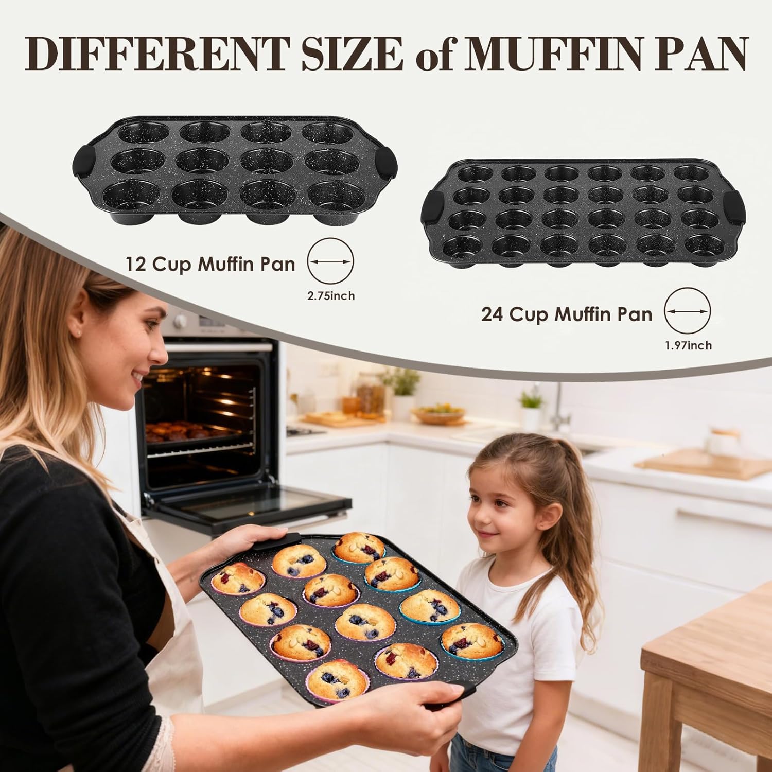Detalle de AIVIKI 22 Piece Nonstick Bakeware Set