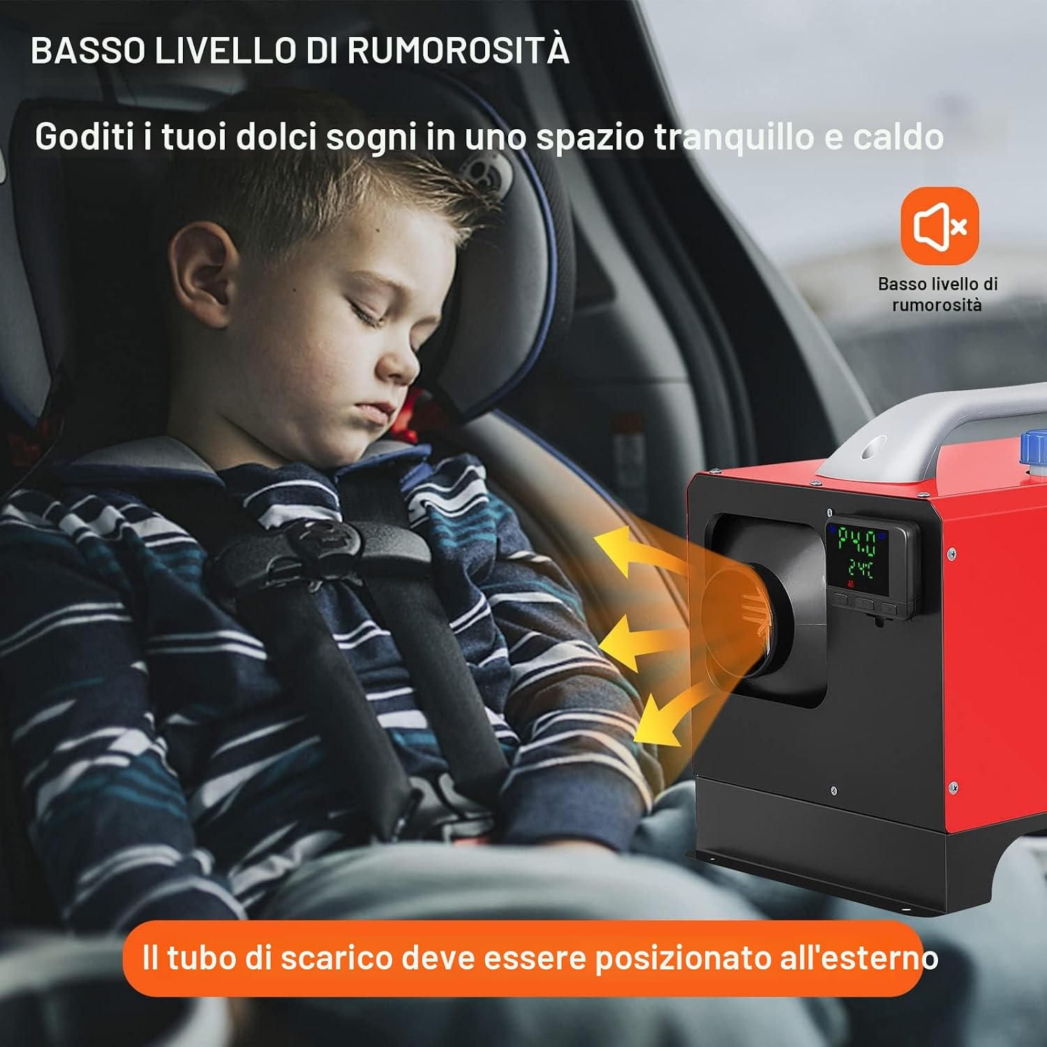 Thumbnail 5 de VEVOR 12V 8KW Riscaldatore ad Aria Diesel