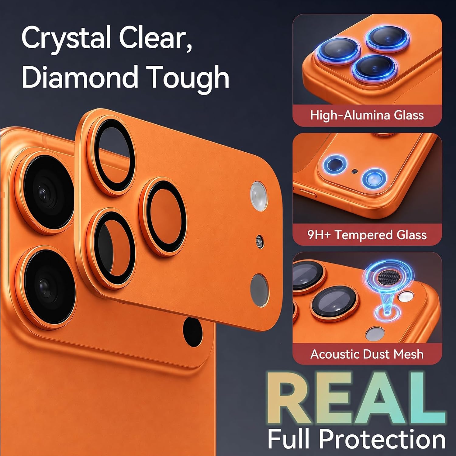 Detalle de Bouvardia Camera Lens Protector for iPhone 17 Pro Max