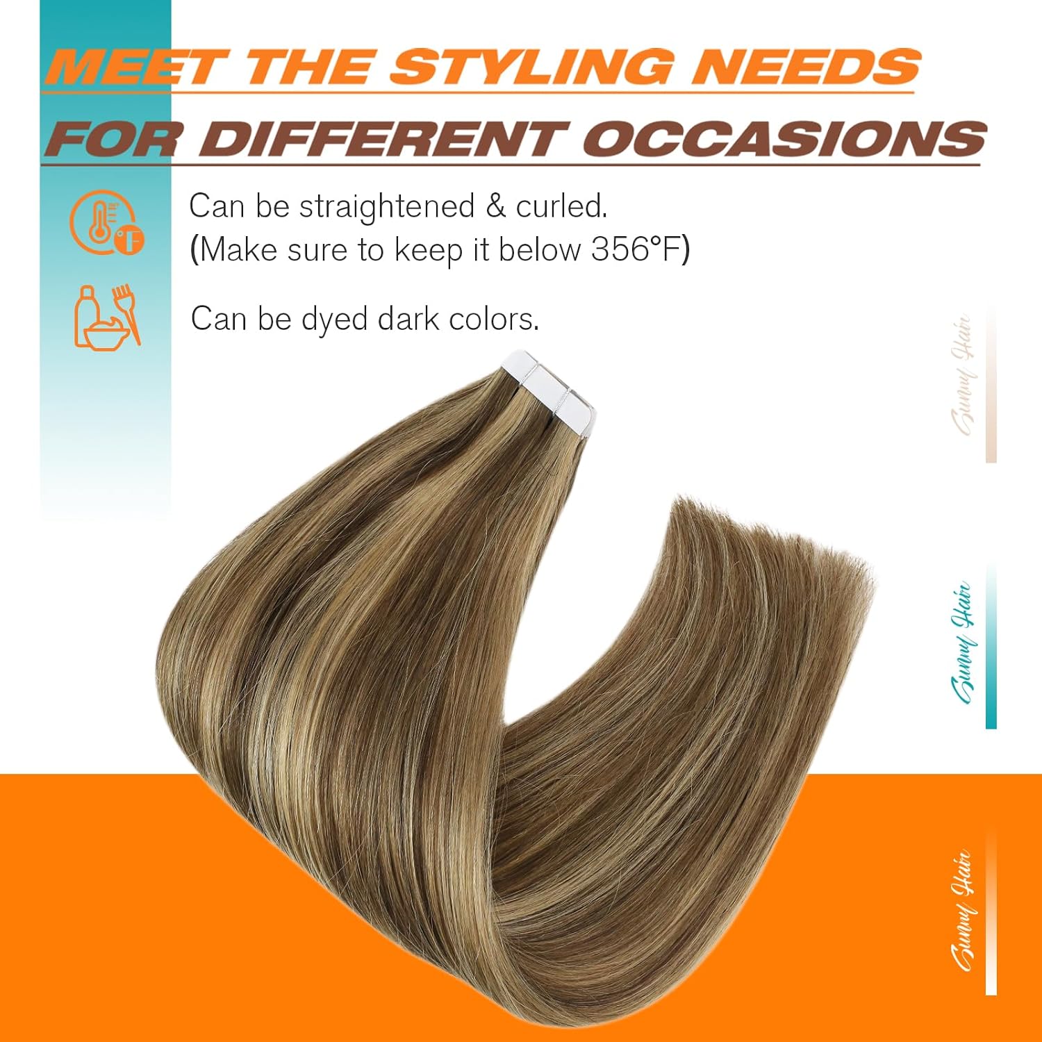 Detalle 2 de Sunny Hair Tape-In Extensions 22 inch ๐โ