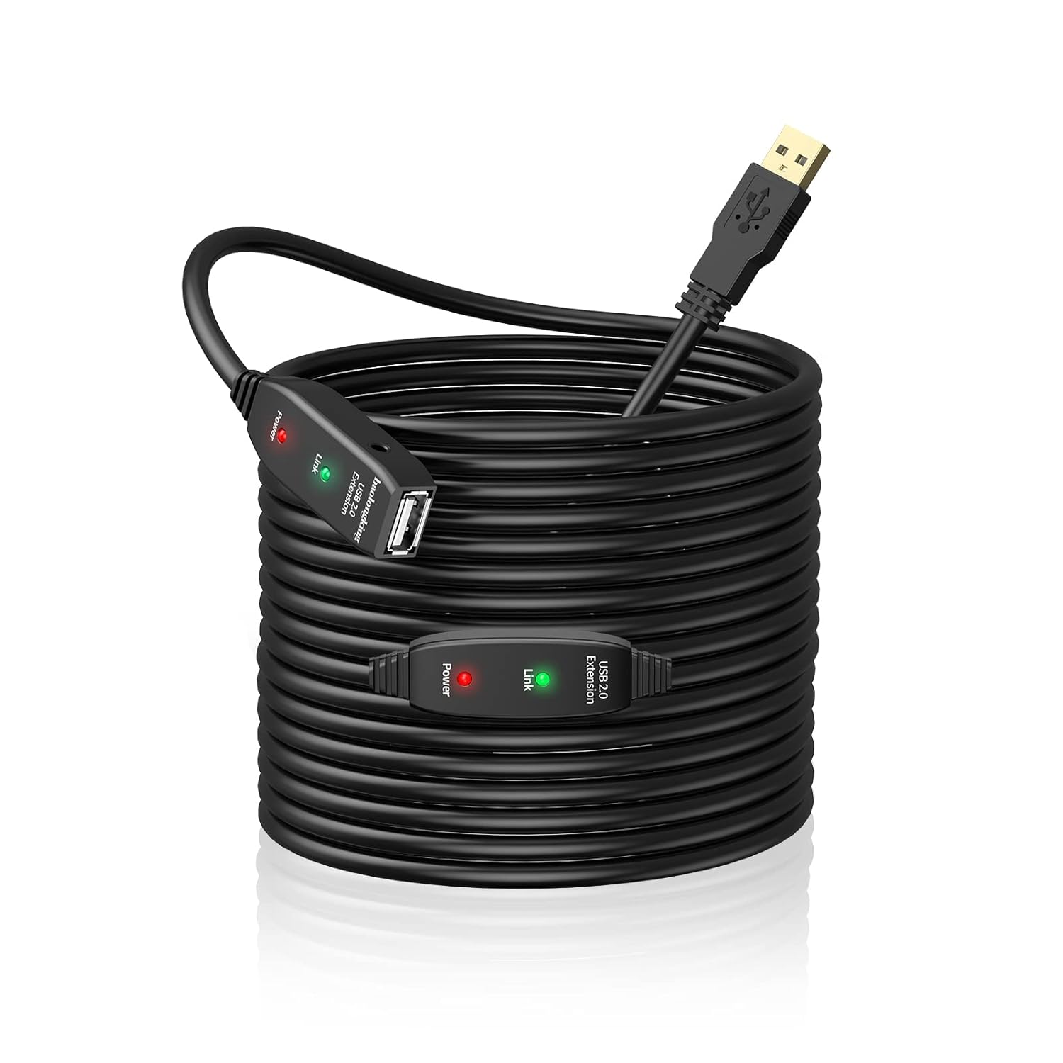 Detalle de baolongking USB Extension Cable 30M: Active Repeater A Male to A Female with Signal Booster