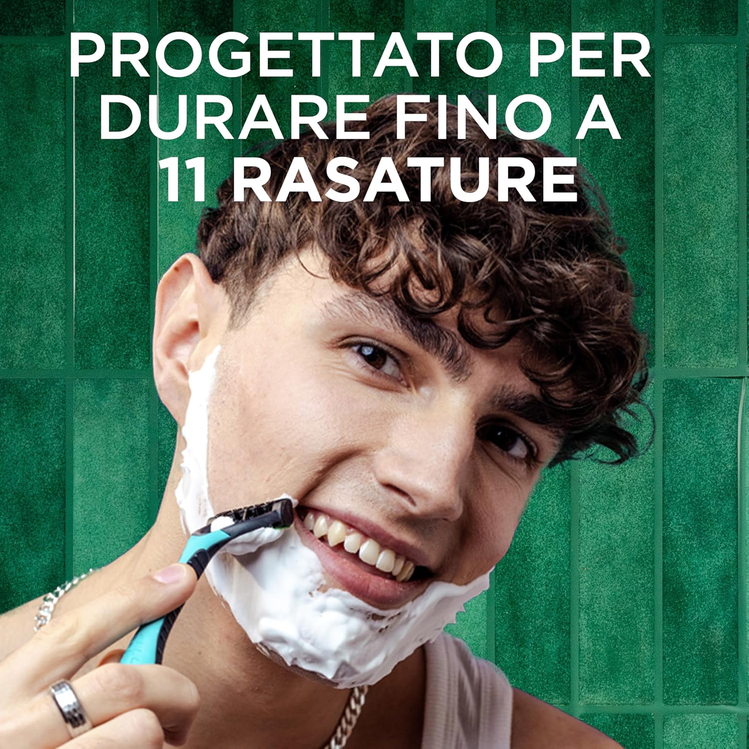 Detalle de Wilkinson Sword Xtreme 3 Sensitive: rasoi usa e getta da uomo 16+8