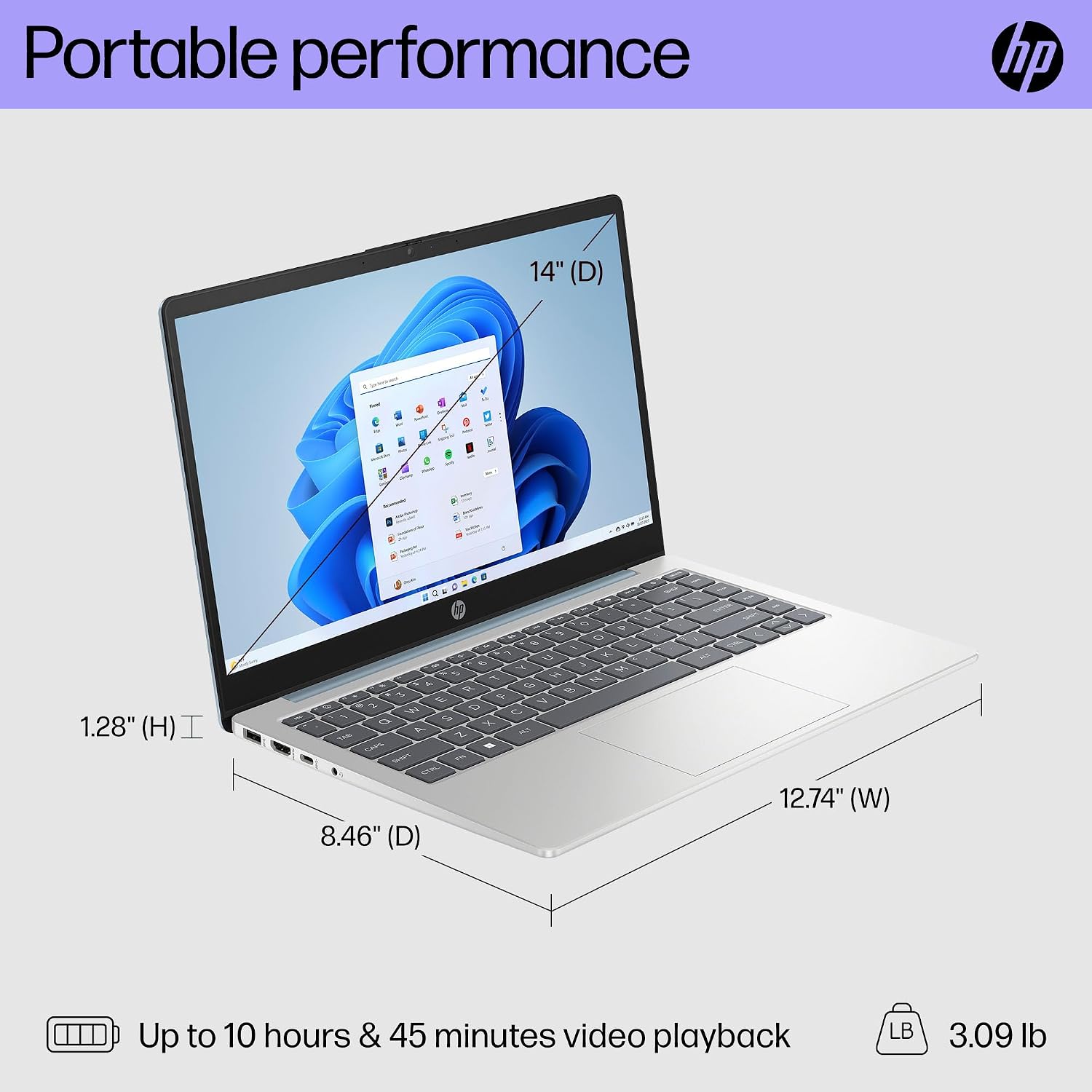 Thumbnail 6 de HP Laptop 128GB SSD