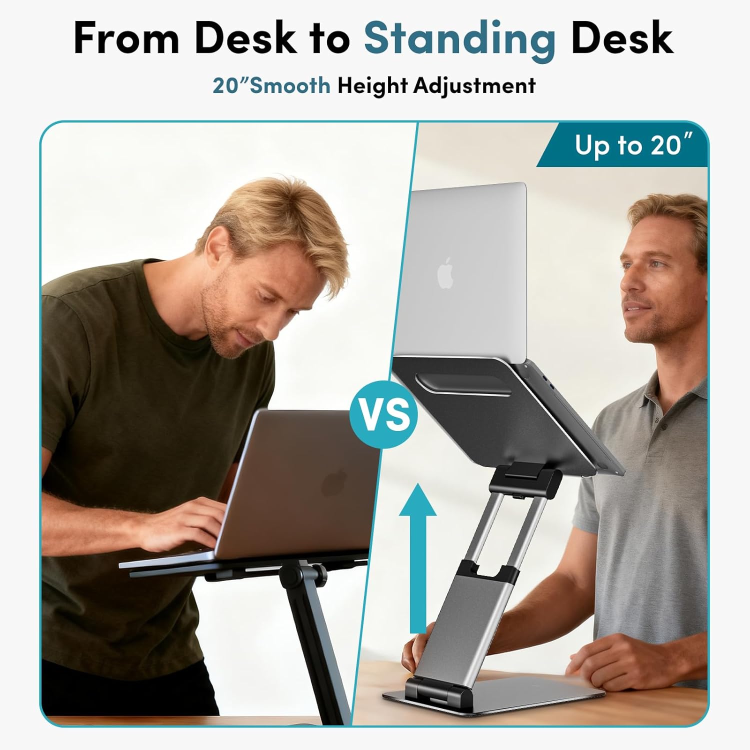 Detalle 2 de Lifelong Ergonomic Adjustable Laptop Stand