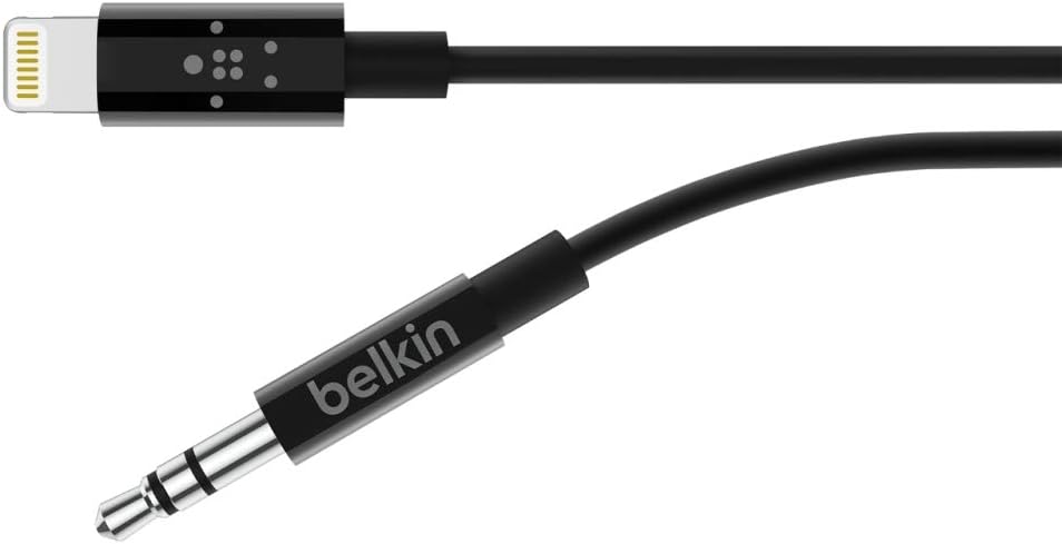 Thumbnail 2 de Belkin Câble Lightning 3,5 mm de 0,9 m (MFi) – noir