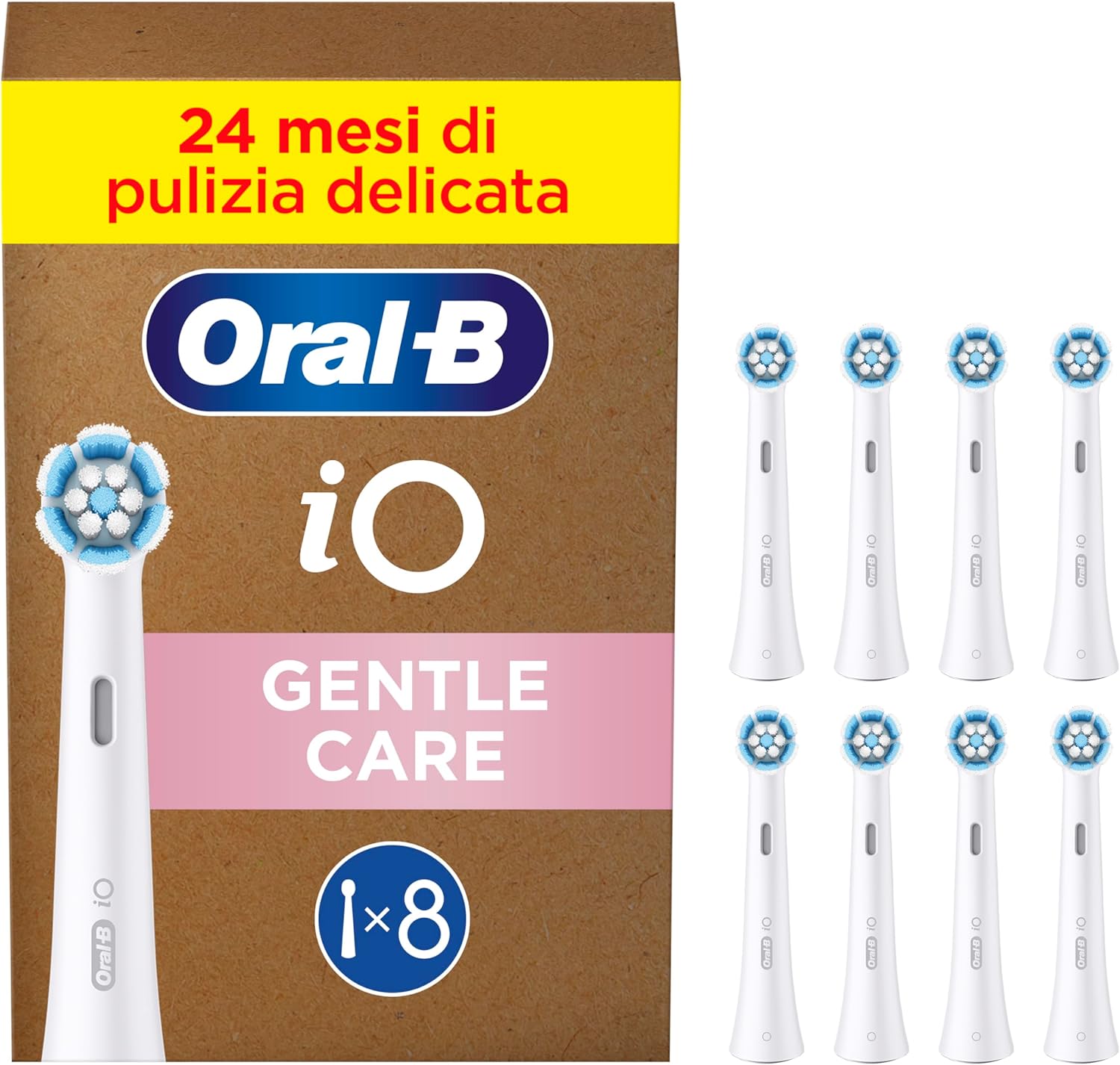 Detalle de Oral-B iO Gentle Care 8 testine 🪥