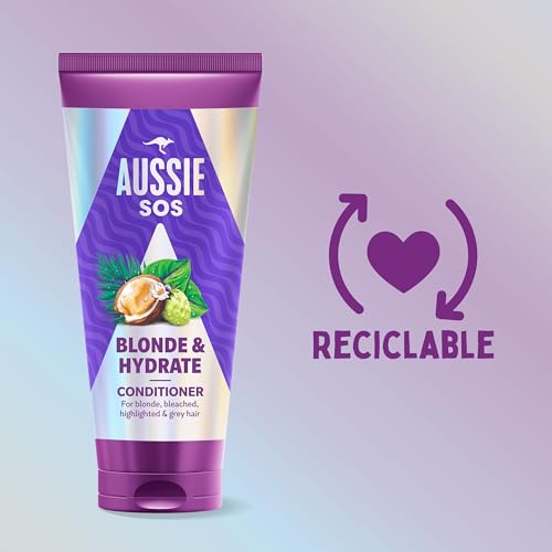 Thumbnail 7 de Aussie SOS Blonde & Hydrate Acondicionador 350 ml para cabello rubio y canoso