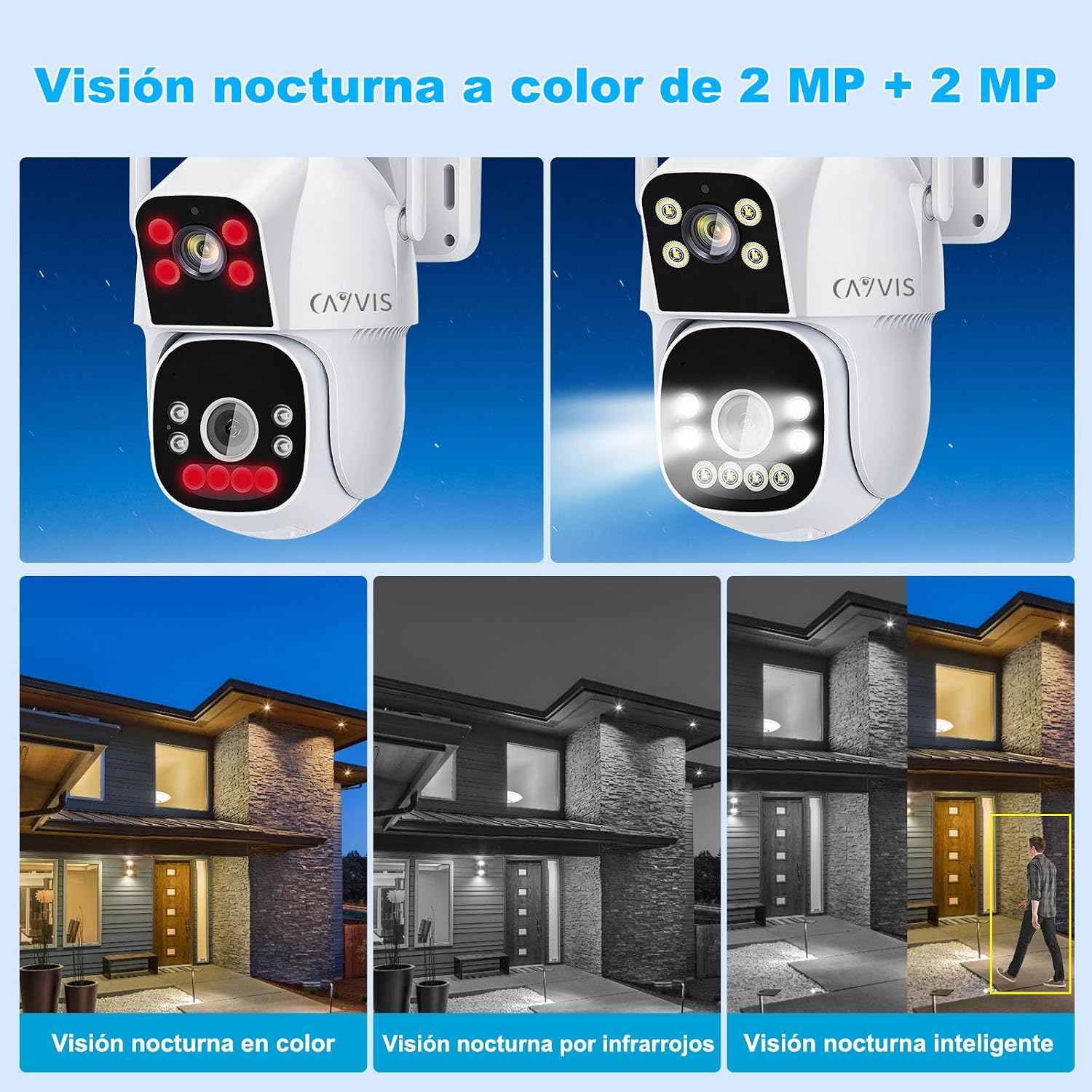Thumbnail 4 de CAYVIS 2MP Caméra IP WiFi extérieure PTZ