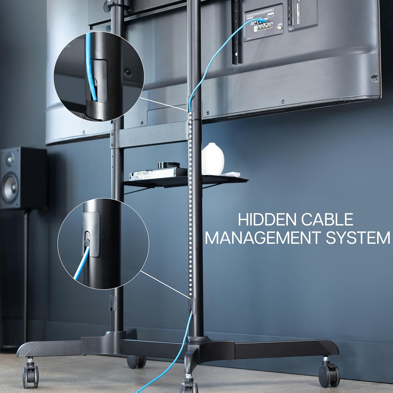 Detalle de VIVO Mobile TV Cart STAND-TV100E