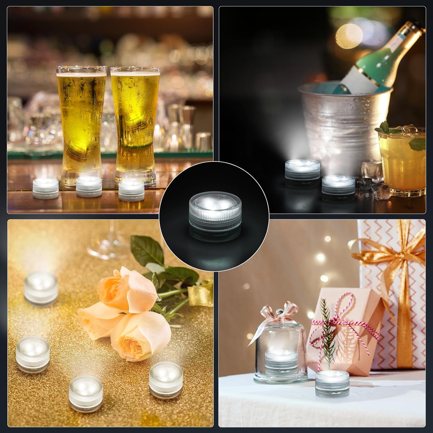Detalle 2 de LUXJET Mini Unterwasser LED Teelichter