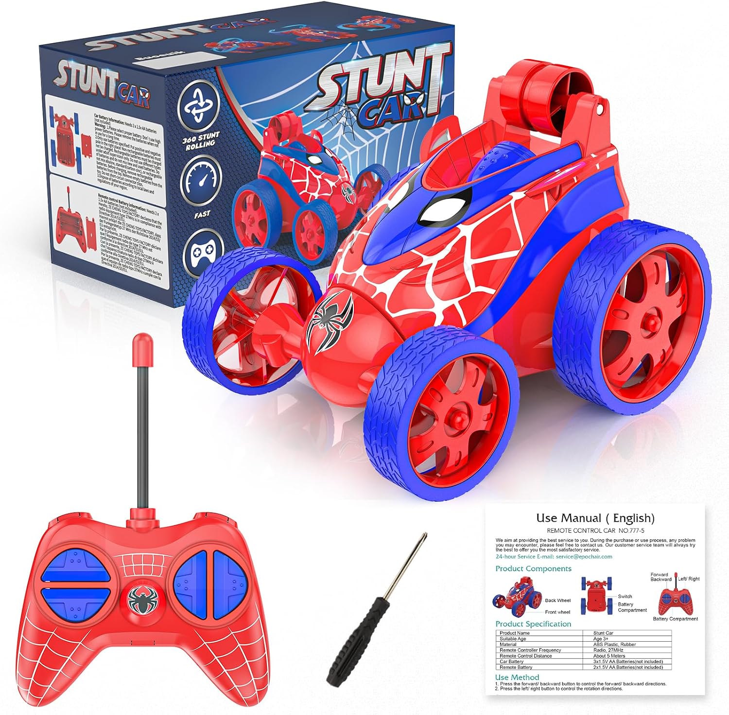 Thumbnail 5 de Buoeuik Spider Remote Control Car Toy 2WD