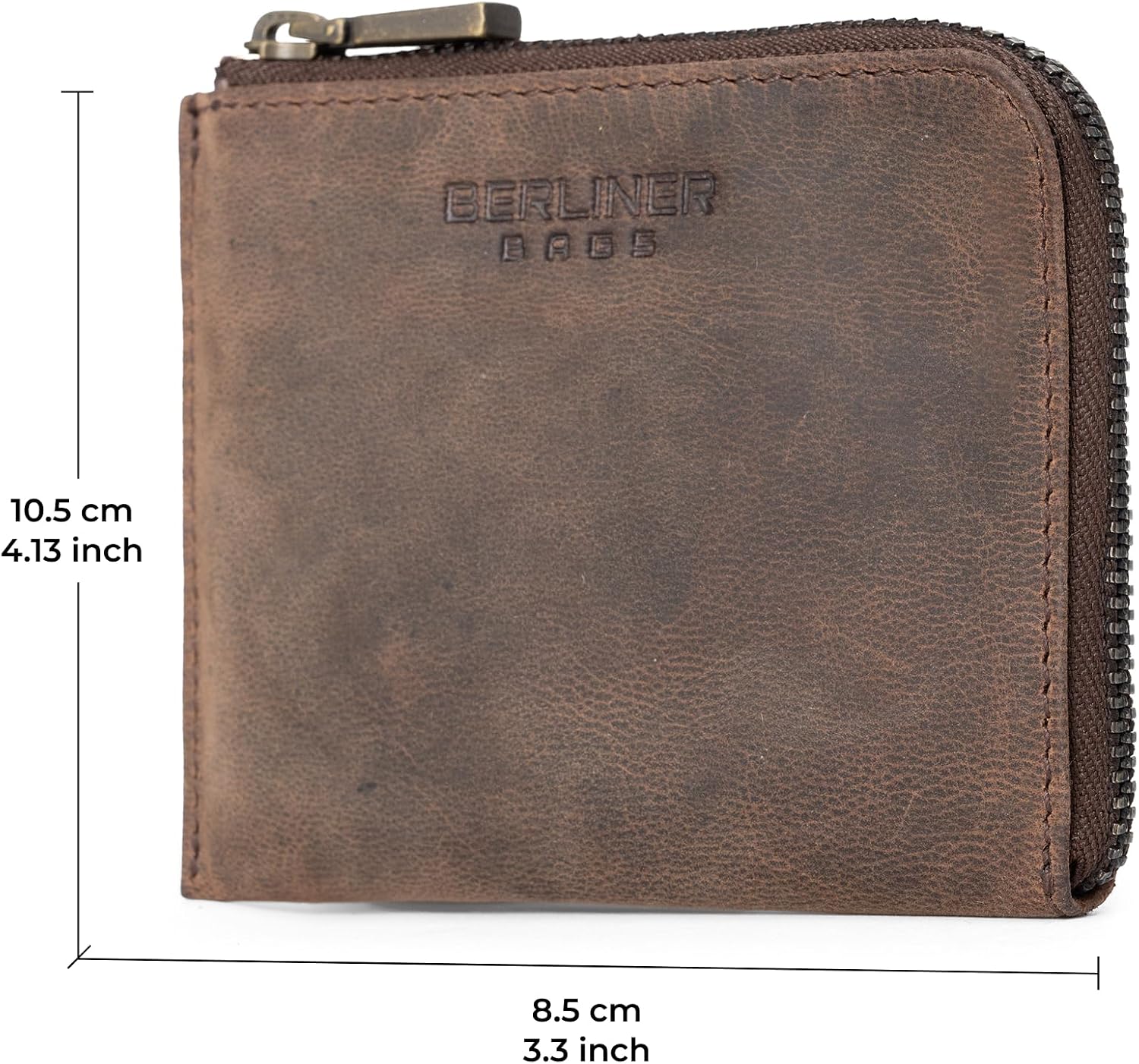 Thumbnail 6 de Berliner Bags Münzbörse Mark aus Leder – Mini-Geldbeutel für Damen & Herren (10,5 x 8,5 cm)