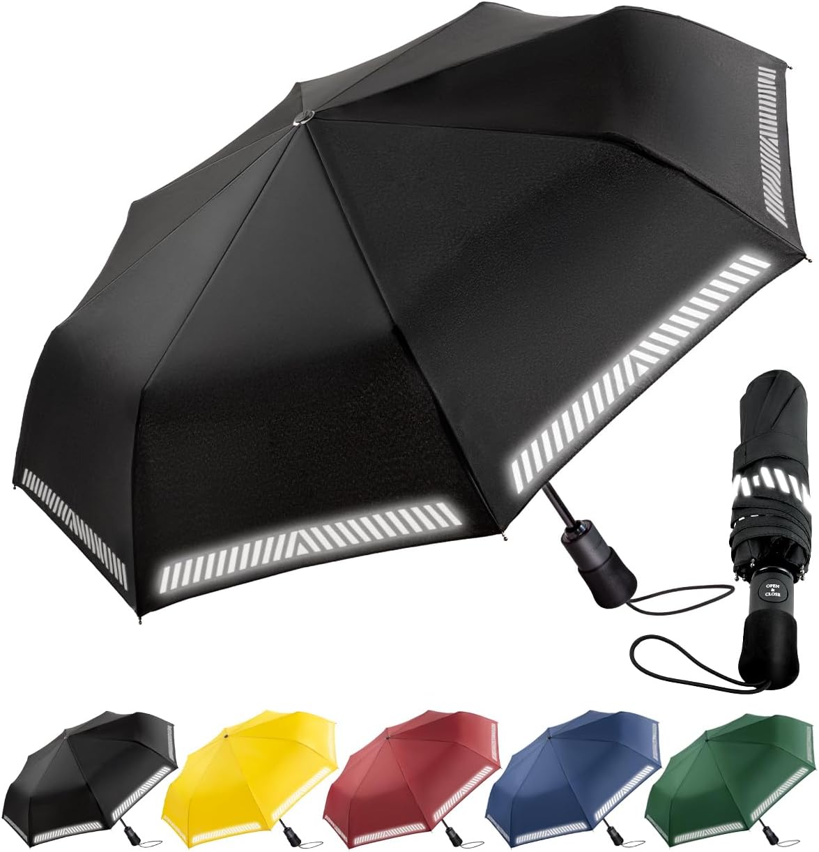 Detalle de Chakipee Paraguas Plegable Reflectante antiviento