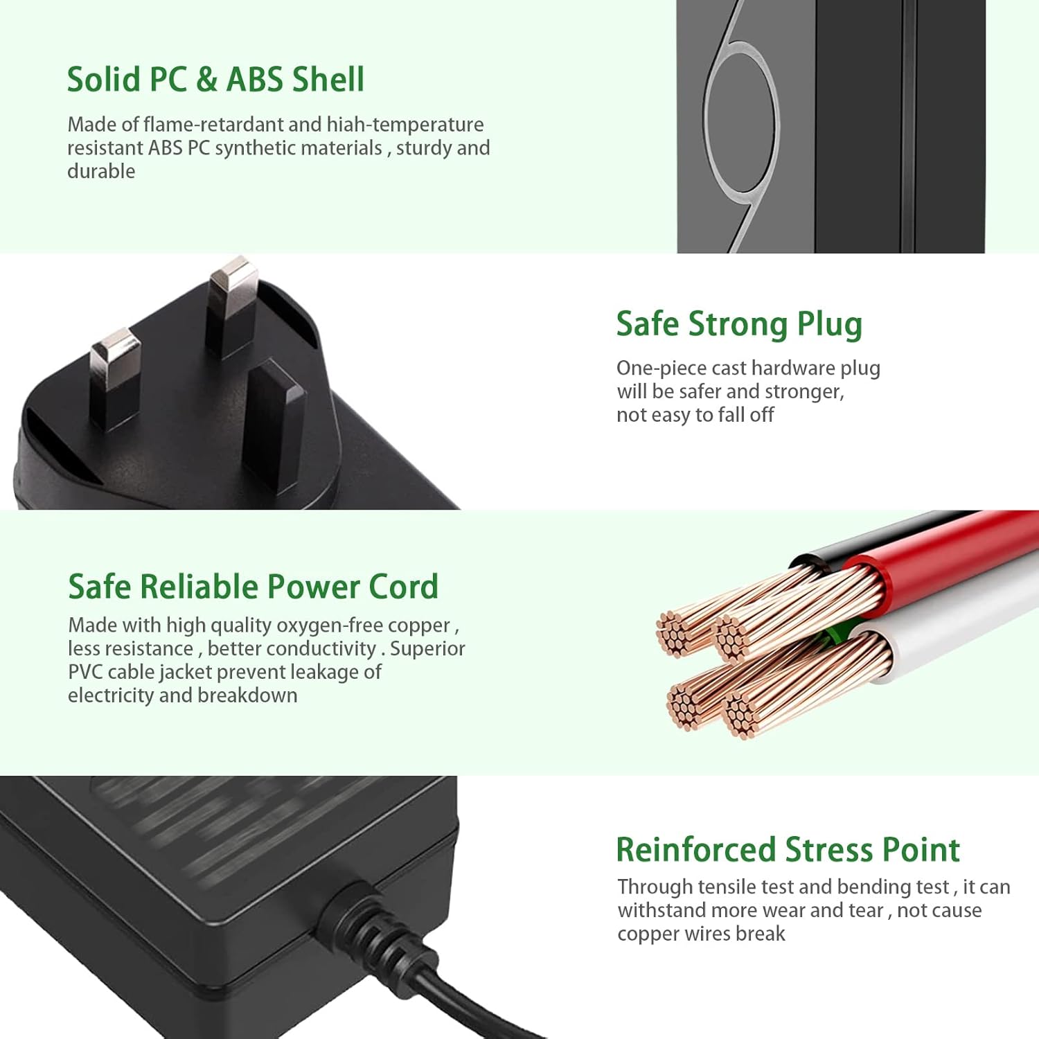 Thumbnail 5 de Gonine 9V 1.5A Power Supply Adapter with 5 Tips for Arduino Uno R3 and Everyday 9V Devices