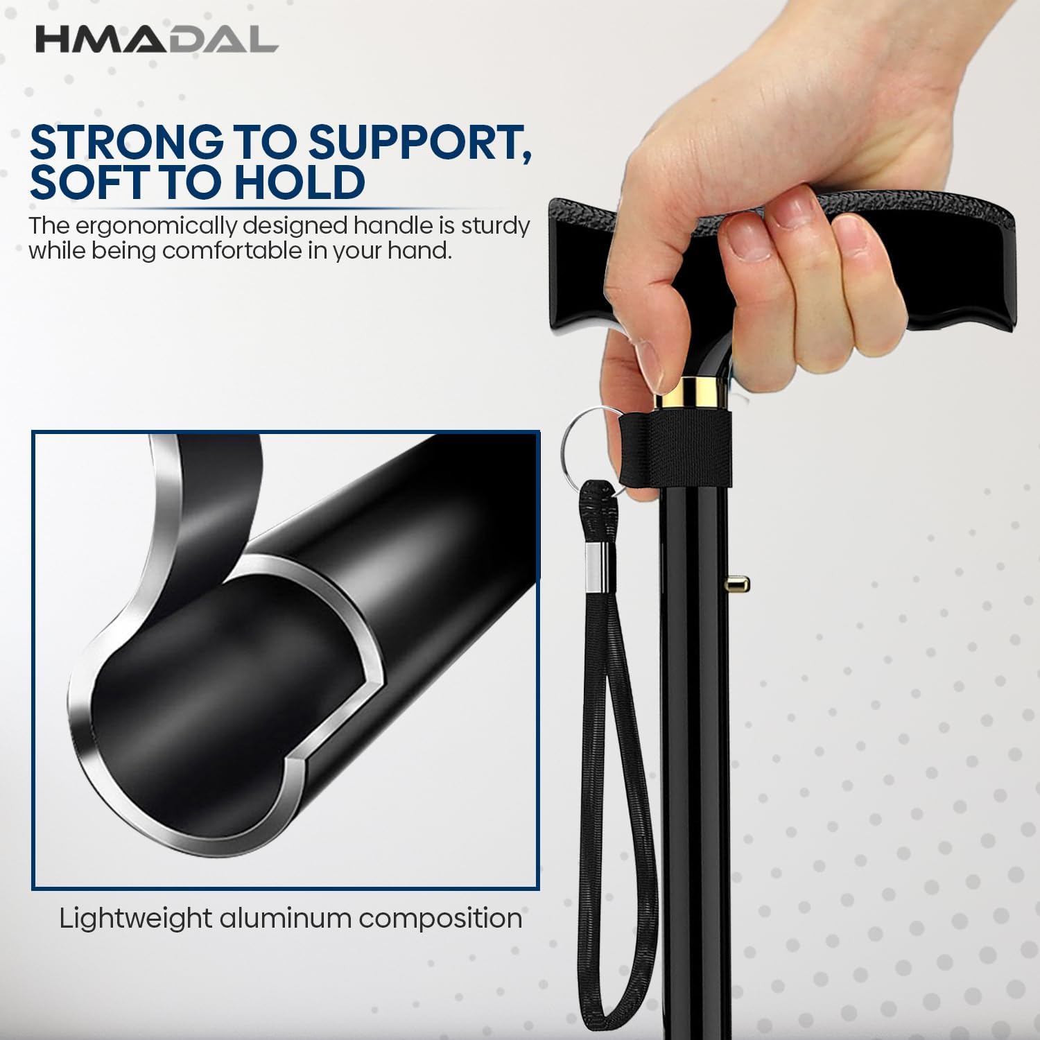 Thumbnail 3 de Walking Stick Adjustable Height Mobility Cane